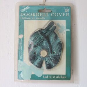 vintage hardware dragonfly doorbell cover